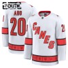 Carolina Hurricanes Fanatics Premium Sebastian Aho 2024-25 Auswärts Weiss Trikot - Kinder